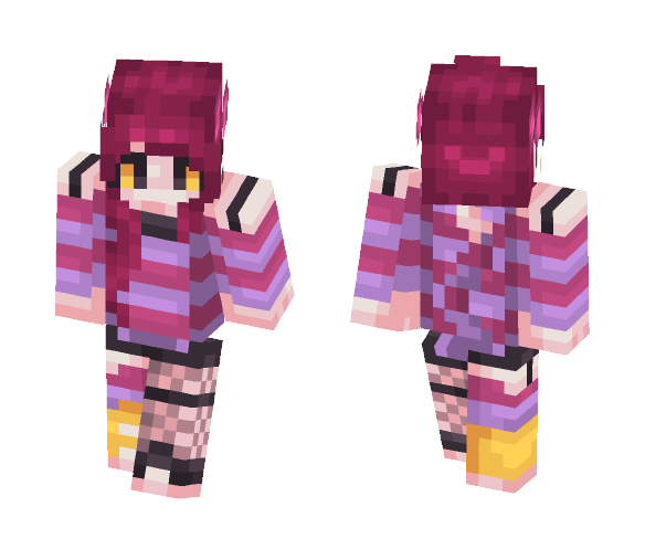 Cheshire Grin - Female Minecraft Skins - image 1