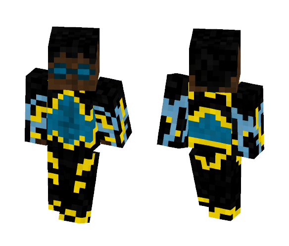 Blues lightning new 52 - Comics Minecraft Skins - image 1