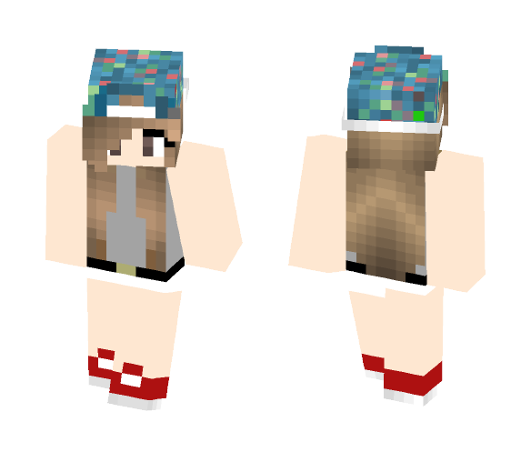 Download Free Joey Graceffa as a girl Skin for Minecraft image 1 Joey Graceffa as a girl - Girl Minecraft Skins - image 1