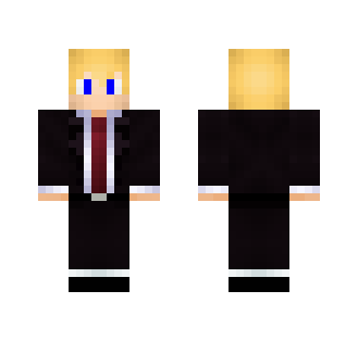Blonde Boy In Suit