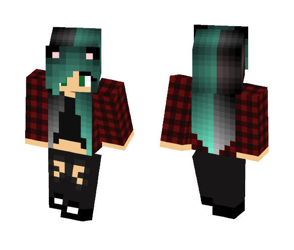 Emo Girl - Girl Minecraft Skins - image 1