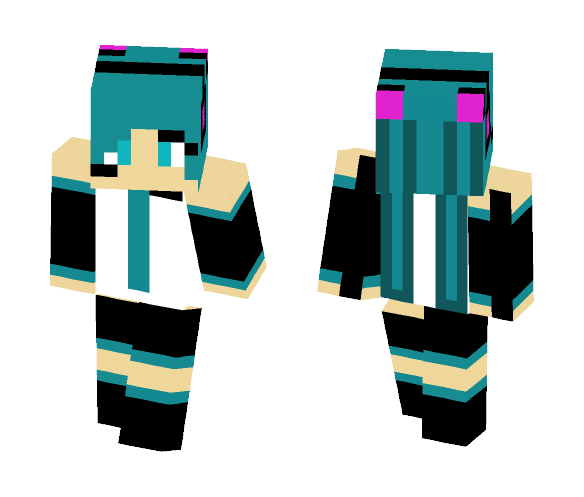 Hatsune Miku - Female Minecraft Skins - image 1