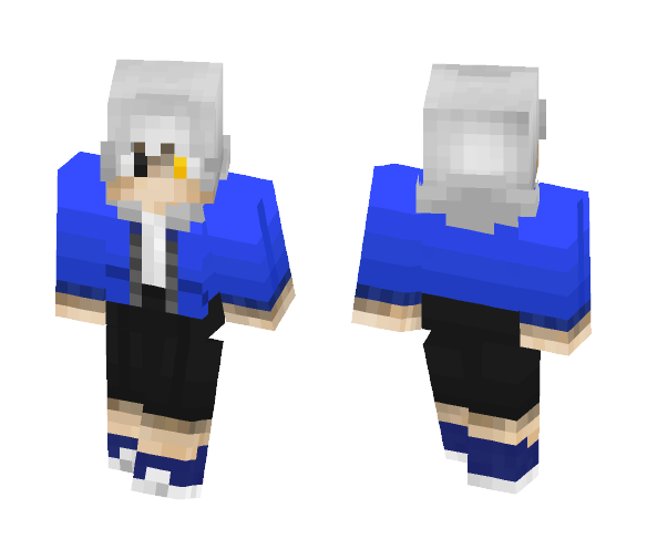 UNDERTALE: Human Sans! - Male Minecraft Skins - image 1