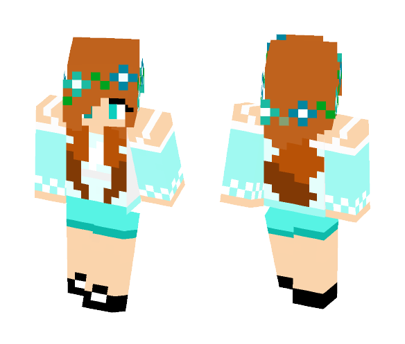 Blue sunshine - Female Minecraft Skins - image 1
