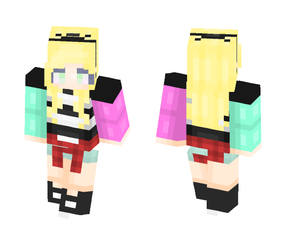 ~Linuxan~ Flannel is the New Black - Female Minecraft Skins - image 1