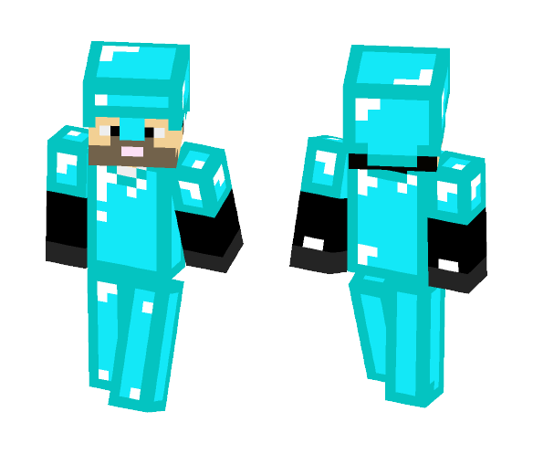 Download Free man with dia armor Skin for Minecraft image 1 man with dia armor - Male Minecraft Skins - image 1