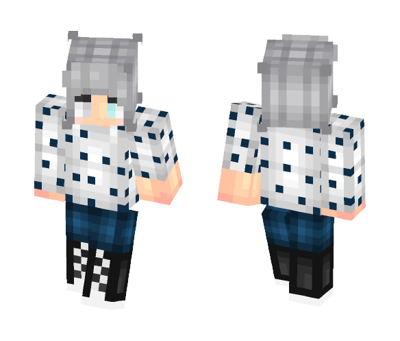 Grey ^w^ - Male Minecraft Skins - image 1