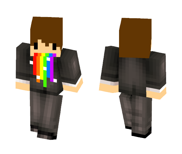 Rainbow lawyer XD - Male Minecraft Skins - image 1