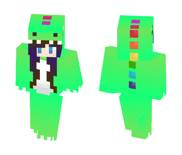 Dinosaur - Female Minecraft Skins - image 1