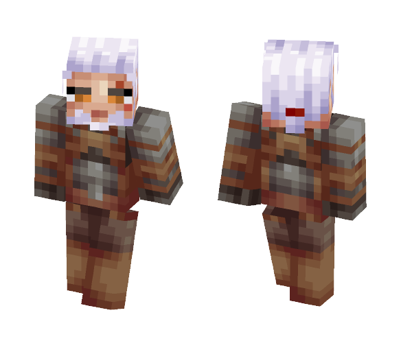 Geralt of Rivia - Male Minecraft Skins - image 1