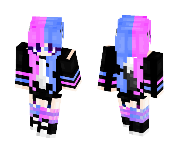 gothic candy cat ;; - Cat Minecraft Skins - image 1