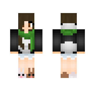 Cute Girl with bunny shoes - Cute Girls Minecraft Skins - image 2