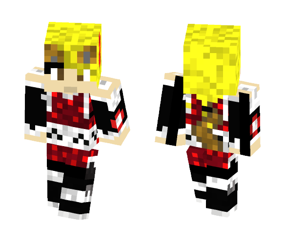 wolf ninja girl - Girl Minecraft Skins - image 1