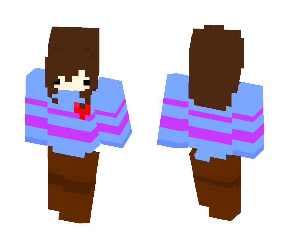 ❤️Frisk - UnderTale❤️ - Interchangeable Minecraft Skins - image 1