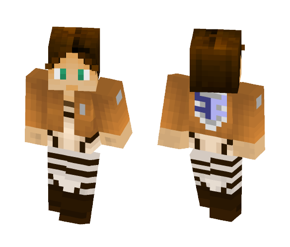 Eren Jeager - Male Minecraft Skins - image 1