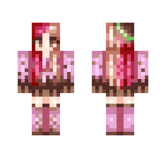 Chocolate Covered Strawberry - Female Minecraft Skins - image 2