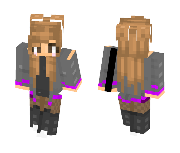 ???? Morado ???? - Female Minecraft Skins - image 1