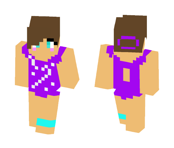 Download Free Cute Gymnast Girl Skin for Minecraft image 1 Cute Gymnast Girl - Cute Girls Minecraft Skins - image 1
