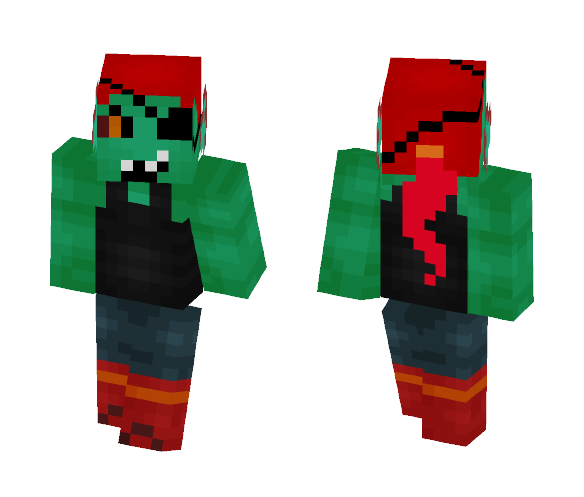 Undertale: Undyne - Female Minecraft Skins - image 1
