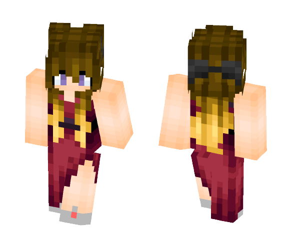 Prom girl (~￣▽￣)~ - Girl Minecraft Skins - image 1