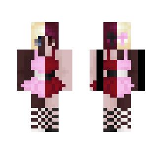 Skintober Day 7 - Conjoined Twins - Female Minecraft Skins - image 2