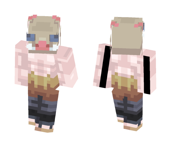 Download Free Inosuke Hashibira - Demon Slayer: Kimetsu no Yaiba Skin for Minecraft image 1 Inosuke Hashibira - Demon Slayer: Kimetsu no Yaiba - Male Minecraft Skins - image 1