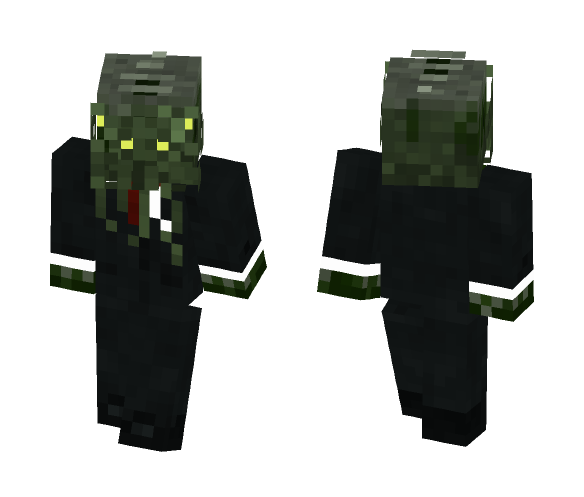 cthulhu in a suit - Male Minecraft Skins - image 1