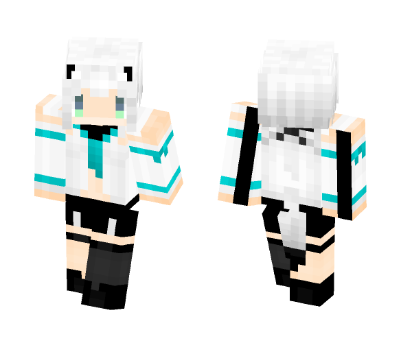 Shirakami Fubuki(白上フブキ) - Female Minecraft Skins - image 1