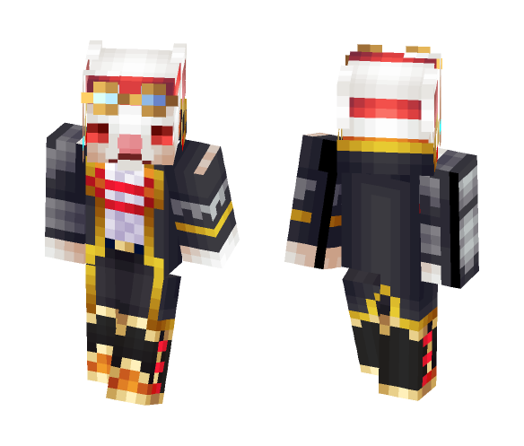 Bikara Taishou (with Zodiac head) [Namu Amida Butsu!: Rendai Utena] - Male Minecraft Skins - image 1
