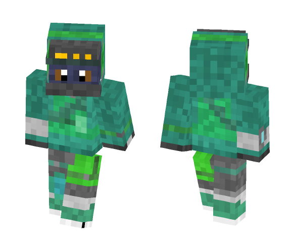 Fortnite Reflex - Male Minecraft Skins - image 1
