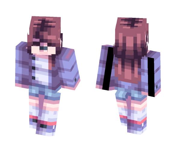 Download Free ★¢нαвιℓυℓυ★"Galaxy in my palm" 300 Subs Face Reveal ! Skin for Minecraft image 1 ★¢нαвιℓυℓυ★"Galaxy in my palm" 300 Subs Face Reveal ! - Female Minecraft Skins - image 1