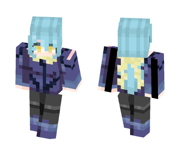 Download Free Rimuru Tempest ~ that time i got reincarnated as a slime. Skin for Minecraft image 1 Rimuru Tempest ~ that time i got reincarnated as a slime. - Male Minecraft Skins - image 1