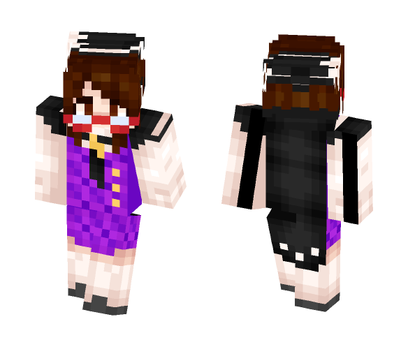 Download Free Sumireko Usami (Touhou 14.5: Urban Legend in Limbo) Skin for Minecraft image 1 Sumireko Usami (Touhou 14.5: Urban Legend in Limbo) - Female Minecraft Skins - image 1