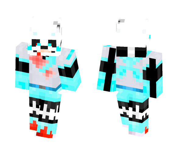 =HorrorSwap= [Sans] (Requested: iDetermination) - Male Minecraft Skins - image 1