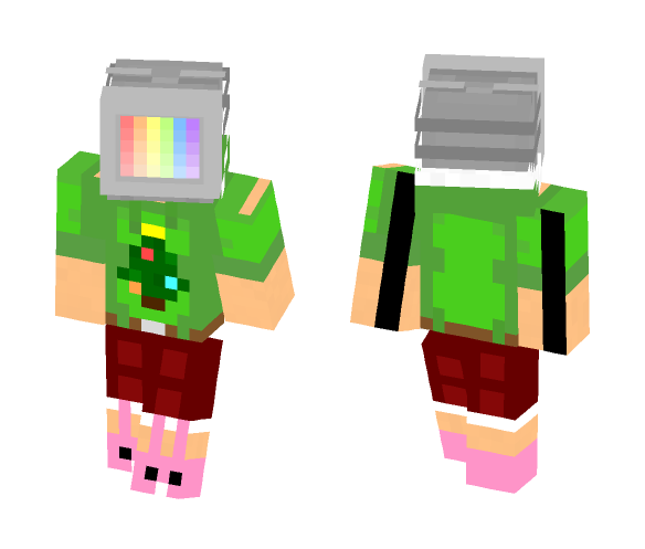 TV Head Christmas! - Christmas Minecraft Skins - image 1