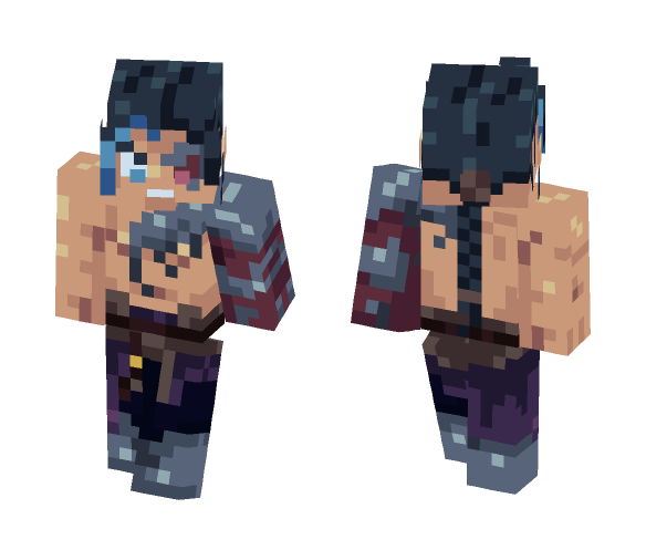 Download Free Kayn, the darkin scythe -League Of Legends Skin for Minecraft image 1 Kayn, the darkin scythe -League Of Legends - Male Minecraft Skins - image 1