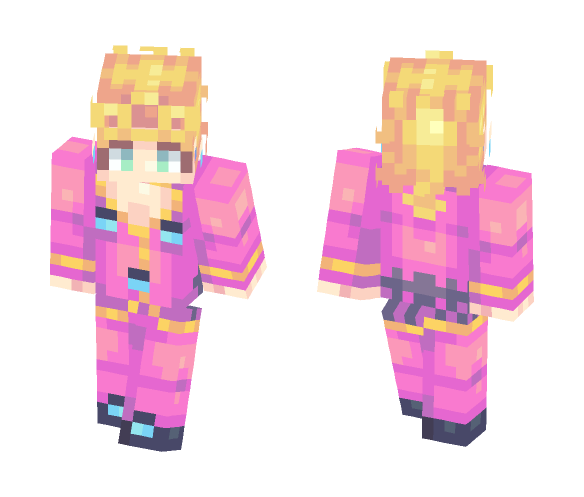 Download Free Giorno Giovanna | Vento Aureo (Alt Colors/Versions in Desc.) Skin for Minecraft image 1 Giorno Giovanna | Vento Aureo (Alt Colors/Versions in Desc.) - Male Minecraft Skins - image 1