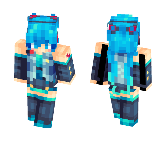 Hatsune Miku - Female Minecraft Skins - image 1