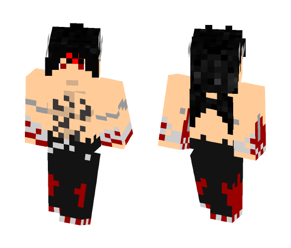 Devil Jin - Tekken 6 (BETTER 3D) - Male Minecraft Skins - image 1