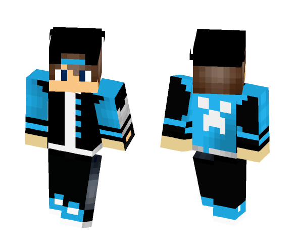 Cool Boy Skin With Cap - Male Minecraft Skins - image 1