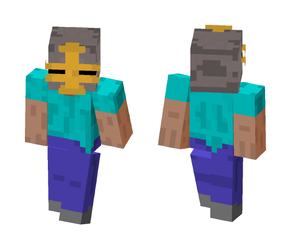 Download Free Steve with SwaggerSouls Helmet (Minecraft Monday Submission) Skin for Minecraft image 1 Steve with SwaggerSouls Helmet (Minecraft Monday Submission) - Male Minecraft Skins - image 1