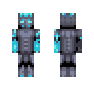 Fallen netherite knight possesed by soulfire - Male Minecraft Skins - image 2