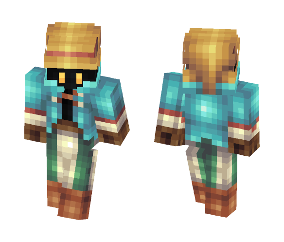 Download Free Vivi Ornitier ~~ Final Fantasy Skin for Minecraft image 1 Vivi Ornitier ~~ Final Fantasy - Male Minecraft Skins - image 1