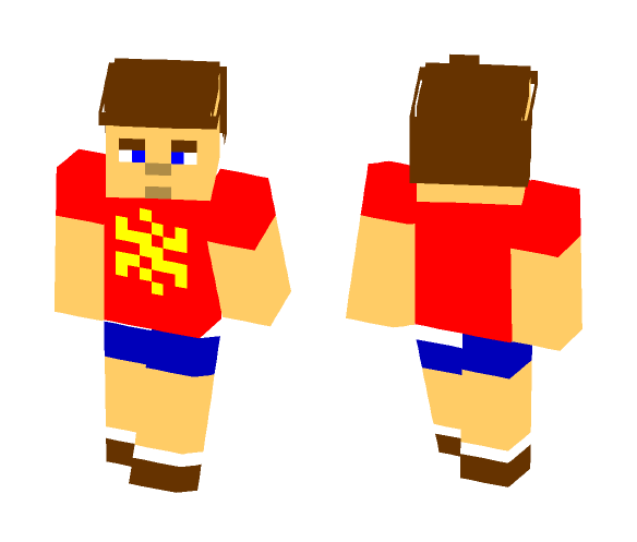 Download Free Jimmy Neutron (Jimmy Neutron) Skin for Minecraft image 1 Jimmy Neutron (Jimmy Neutron) - Male Minecraft Skins - image 1