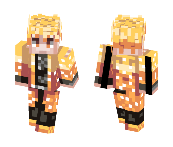Zenitsu Agatsuma [Demon Slayer] - Male Minecraft Skins - image 1