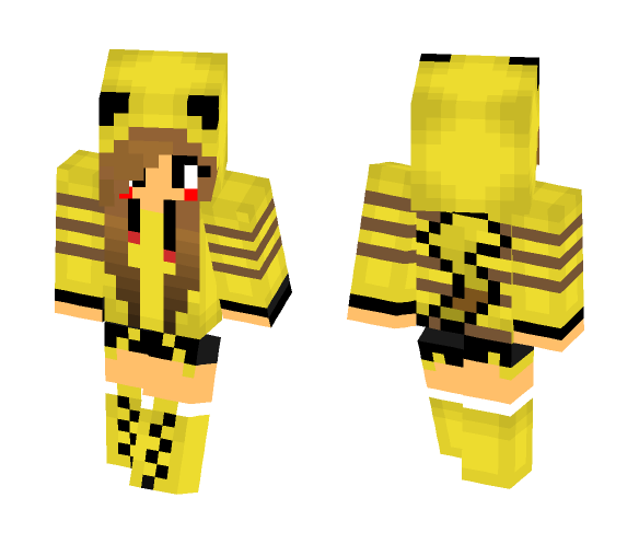 Pikachu girl - Female Minecraft Skins - image 1