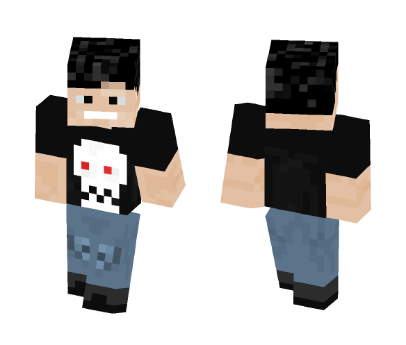 Skull Shirt - Male Minecraft Skins - image 1