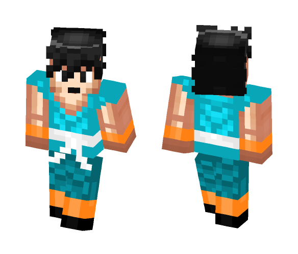 Remake Goku [ End of DBZ] - Male Minecraft Skins - image 1