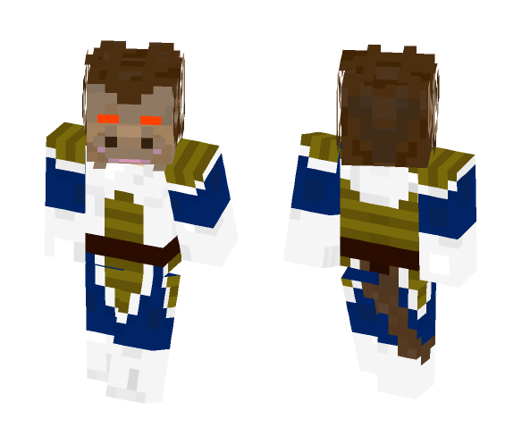 Dragon Ball Z - Vegeta Great Ape - Male Minecraft Skins - image 1