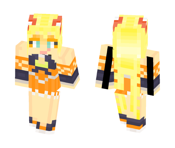 Download Free io, Paladins (feral) Skin for Minecraft image 1 io, Paladins (feral) - Female Minecraft Skins - image 1